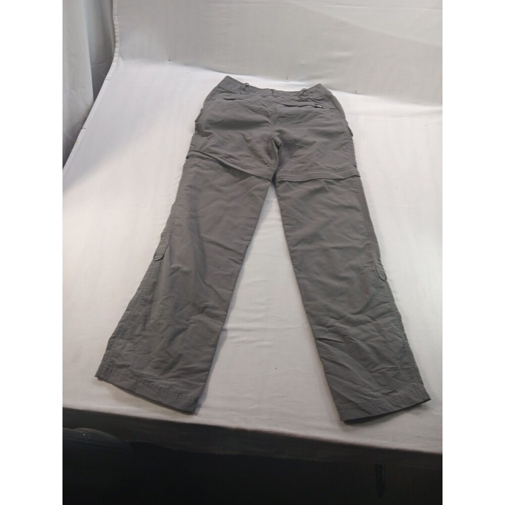 North Face Convertible Cargo Pants Womens 2 Gray Hiking Outdoors Trail - Picture 7 of 15